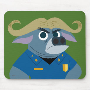 Zootopia Chief Bogo Mouse Pad