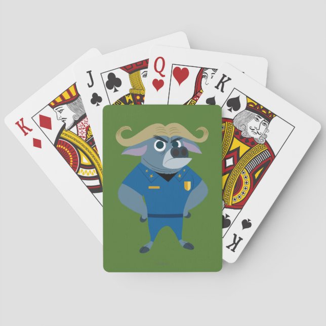 Zootopia | Chief Bogo Playing Cards (Back)