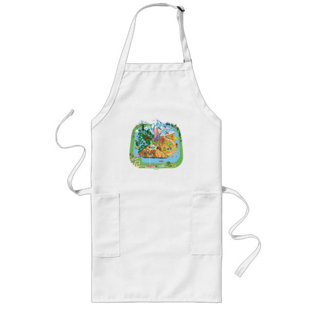 Zootopia | City Map Long Apron (Front)