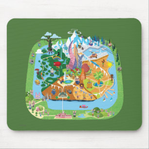 Zootopia City Map Mouse Pad
