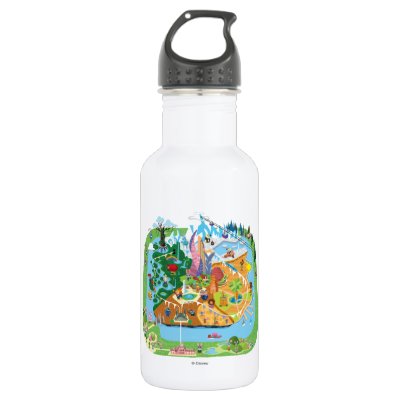 Zootopia | City Map Water Bottle