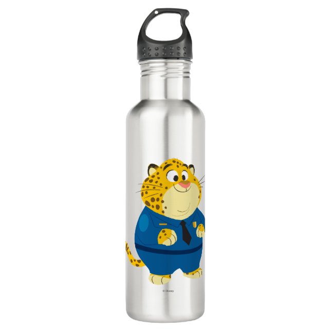 Zootopia | Clawhauser Stainless Steel Water Bottle (Front)