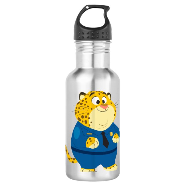 Zootopia | Clawhauser Stainless Steel Water Bottle (Front)
