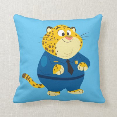 Zootopia | Clawhauser Throw Pillow