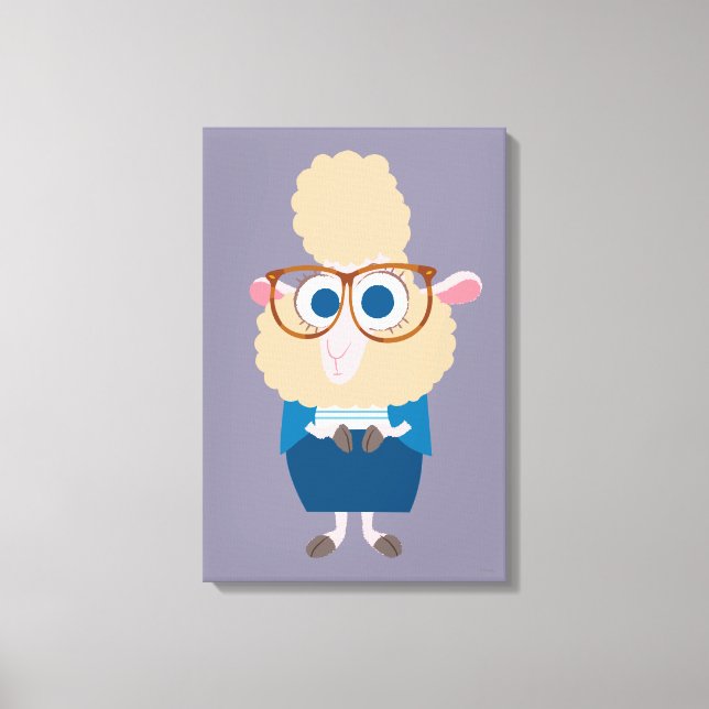 Zootopia | Deputy Mayor Bellwether Canvas Print (Front)