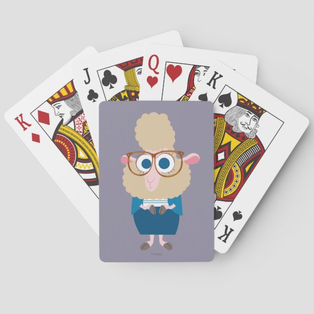 Zootopia | Deputy Mayor Bellwether Playing Cards (Back)