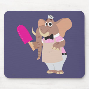 Zootopia Elephant or Fox? Mouse Pad