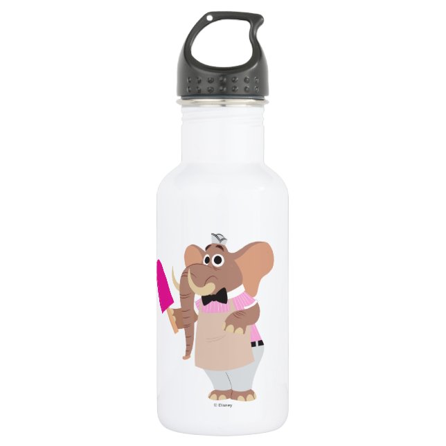 Zootopia | Elephant or Fox? Stainless Steel Water Bottle (Front)