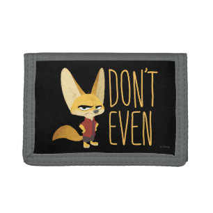 Zootopia Finnick - Don't Even! Trifold Wallet