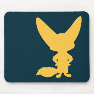 Zootopia Finnick Silhouette Mouse Pad