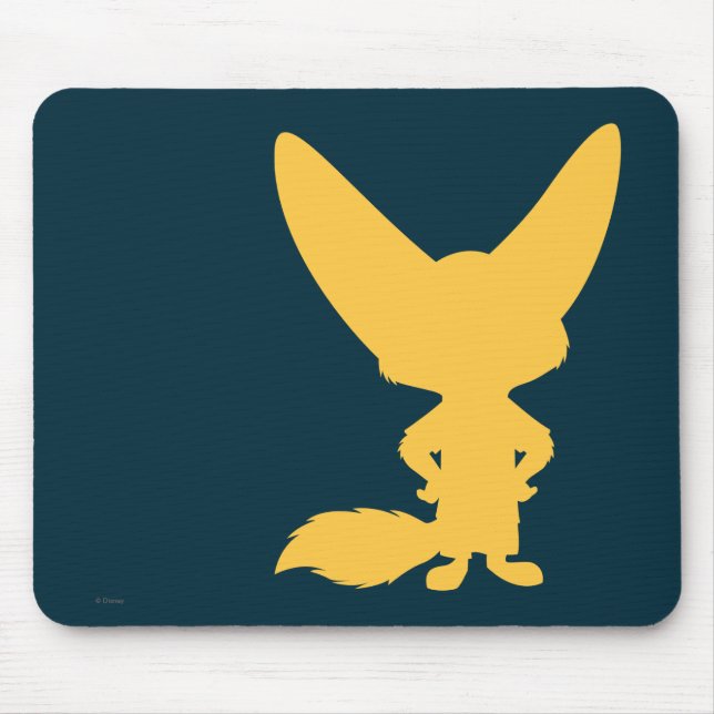 Zootopia | Finnick Silhouette Mouse Pad (Front)