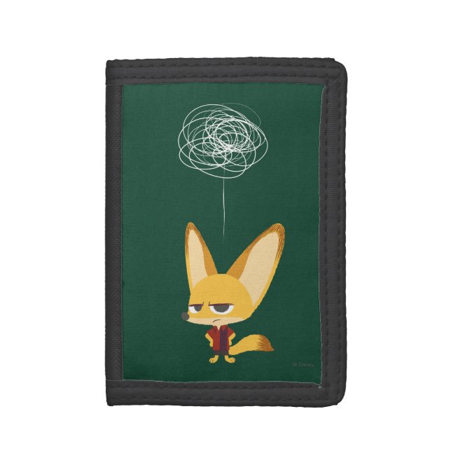 Zootopia | Finnick - This Will Never Work Leather Tri-fold Wallet (Front Vertical)