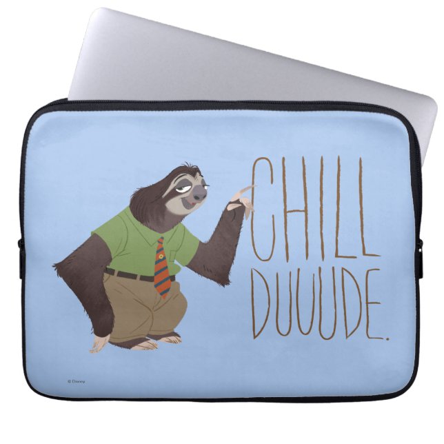 Zootopia | Flash - Chill Duuude Laptop Sleeve (Front)