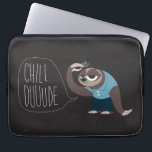 Zootopia | Flash - Chill Duuude Laptop Sleeve<br><div class="desc">Live life in the slow lane with Flash, the funny sloth from Disney's Zootopia! This DMV worker takes life at a snail's pace and with this hilarious and cute design you can be sure to heed his message of "chill dude." Flash might look slow but he can surprise you, even...</div>