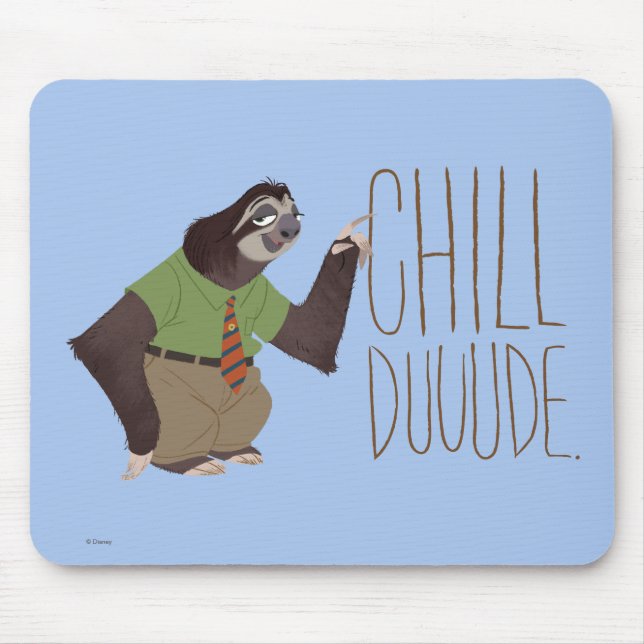 Zootopia | Flash - Chill Duuude Mouse Pad (Front)