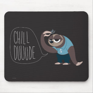 Zootopia   Flash - Chill Duuude Mouse Pad