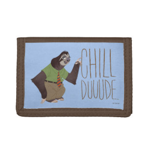 Zootopia   Flash - Chill Duuude Tri-fold Wallet