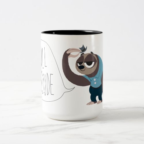 Zootopia  Flash _ Chill Duuude Two_Tone Coffee Mug