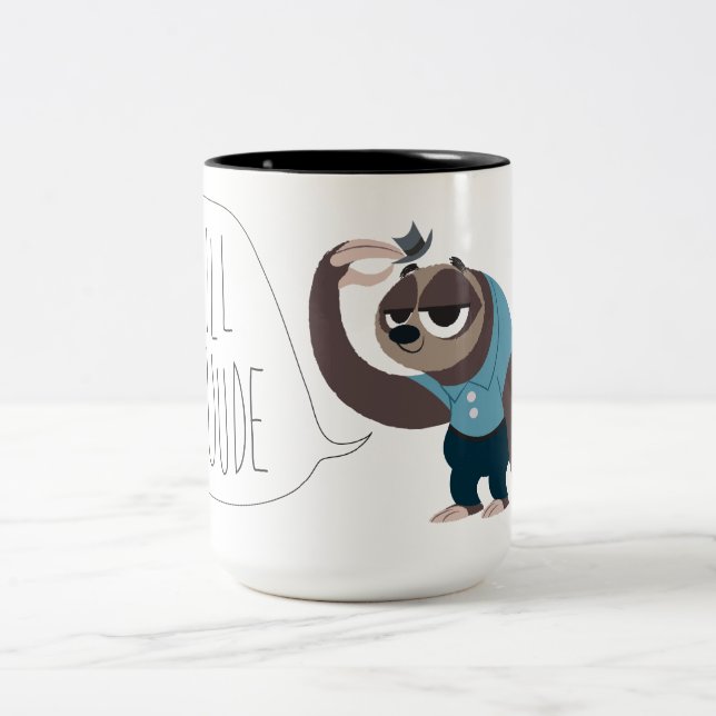 Zootopia | Flash - Chill Duuude Two-Tone Coffee Mug (Center)
