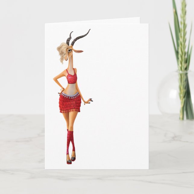 Zootopia | Gazelle Card (Front)