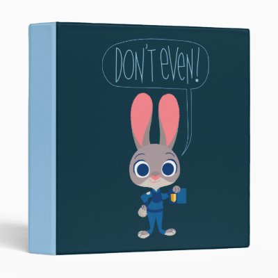 Zootopia | Judy Hopps - Join Today! 3 Ring Binder