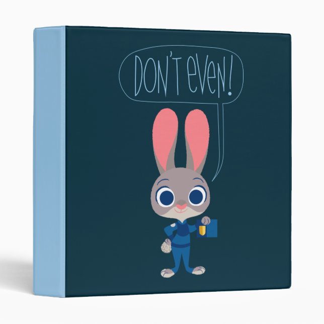 Zootopia | Judy Hopps - Join Today! 3 Ring Binder (Front/Spine)