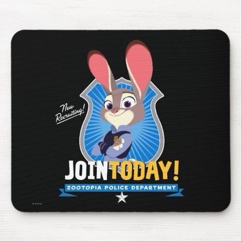 Zootopia  Judy Hopps _ Join Today Mouse Pad
