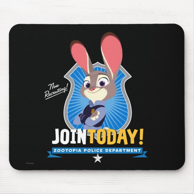 Zootopia | Judy Hopps - Join Today! Mouse Pad (Front)