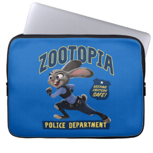 Zootopia Judy Hopps - Keeping Critters Safe! Laptop Sleeve