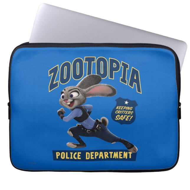 Zootopia | Judy Hopps - Keeping Critters Safe! Laptop Sleeve (Front)