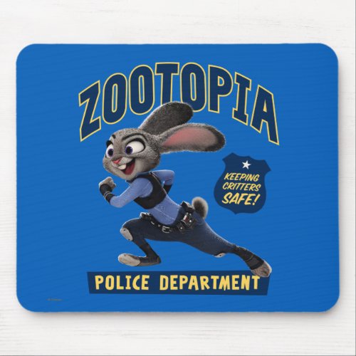 Zootopia  Judy Hopps _ Keeping Critters Safe Mouse Pad