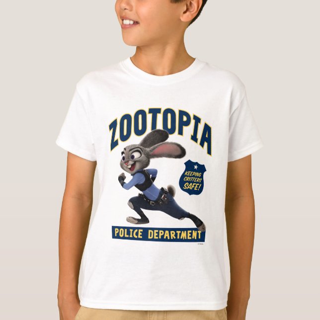 Zootopia | Judy Hopps - Keeping Critters Safe! T-Shirt (Front)