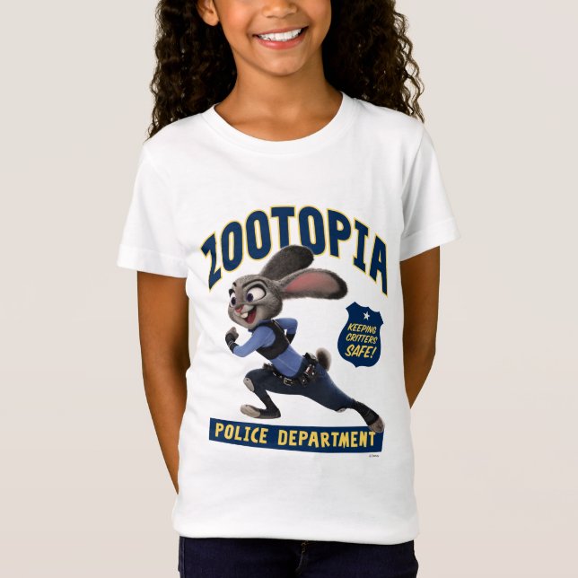 Zootopia | Judy Hopps - Keeping Critters Safe! T-Shirt (Front)