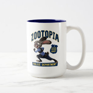 Zootopia Judy Hopps - Keeping Critters Safe! Two-Tone Coffee Mug