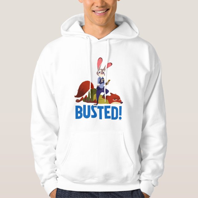 Zootopia | Judy Hopps & Nick Wilde - Busted! Hoodie (Front)