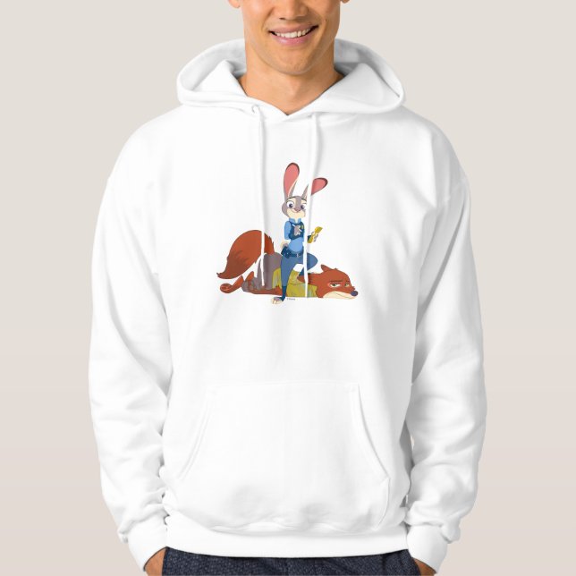Zootopia | Judy Hopps & Nick Wilde - Busted! Hoodie (Front)