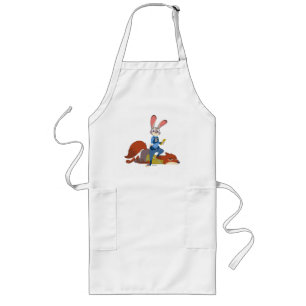 Zootopia Judy Hopps & Nick Wilde - Busted! Long Apron