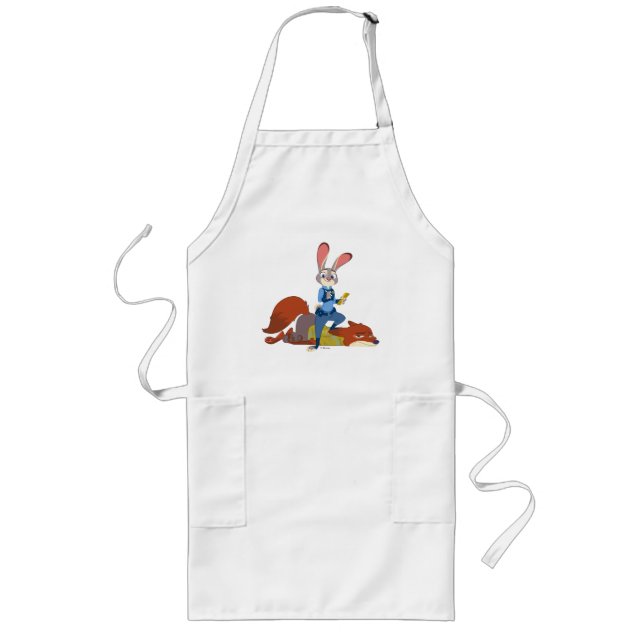 Zootopia | Judy Hopps & Nick Wilde - Busted! Long Apron (Front)