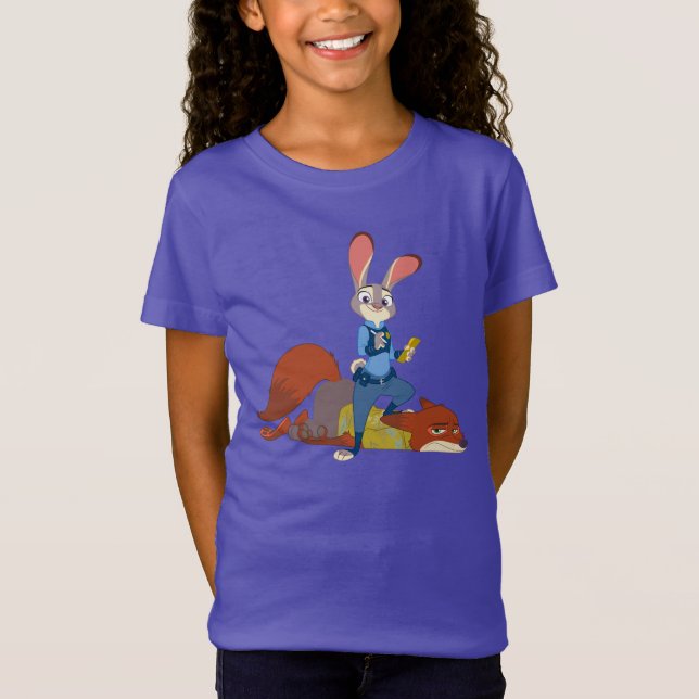 Zootopia | Judy Hopps & Nick Wilde - Busted! T-Shirt (Front)