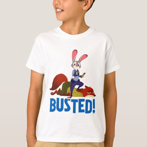 Zootopia  Judy Hopps  Nick Wilde _ Busted T_Shirt