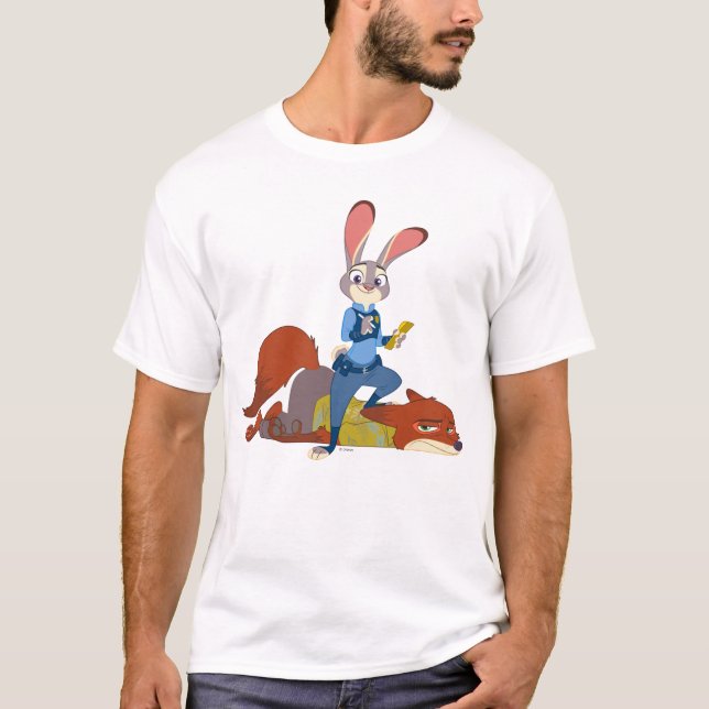 Zootopia | Judy Hopps & Nick Wilde - Busted! T-Shirt (Front)