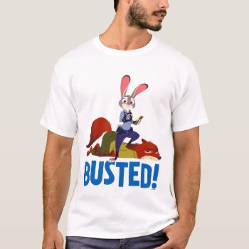 Zootopia | Judy Hopps & Nick Wilde - Busted! T-shirt by Zootopia at Zazzle