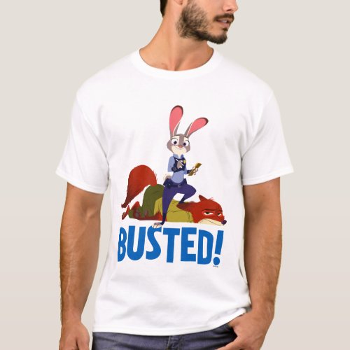 Zootopia  Judy Hopps  Nick Wilde _ Busted T_Shirt