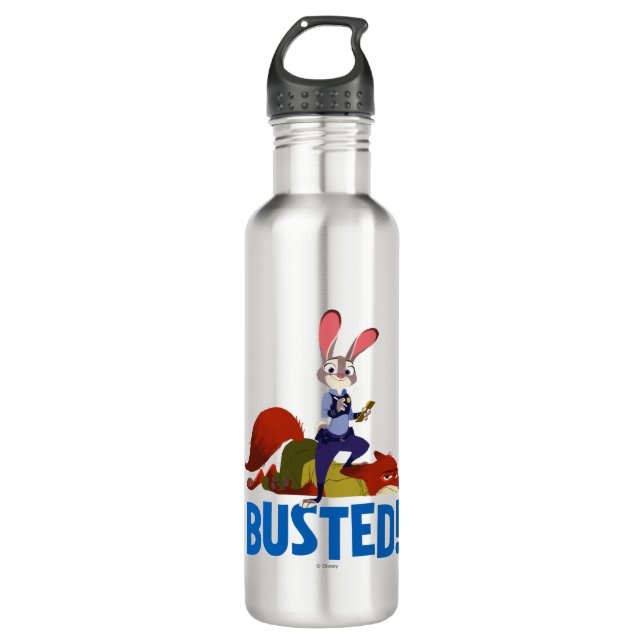 Zootopia | Judy Hopps & Nick Wilde - Busted! Water Bottle (Front)
