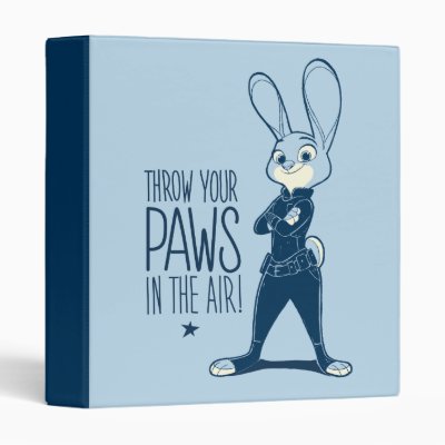 Zootopia | Judy Hopps - Paws in the Air! 3 Ring Binder