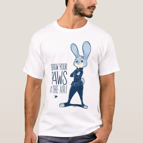 Zootopia  Judy Hopps _ Paws in the Air T_Shirt