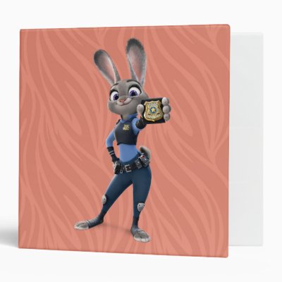 Zootopia | Judy Hopps - Showing Badge 3 Ring Binder