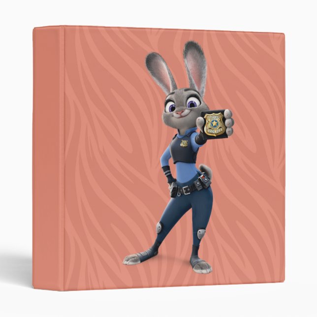 Zootopia | Judy Hopps - Showing Badge Binder (Front/Spine)