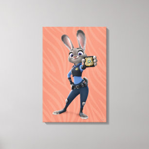 Zootopia   Judy Hopps - Showing Badge Canvas Print