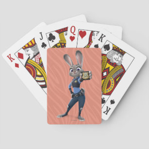 Zootopia   Judy Hopps - Showing Badge Poker Cards